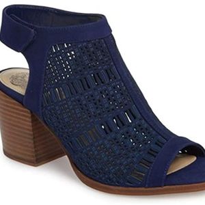 Vince Camuto Blue Keannie Block Heel Sandal
